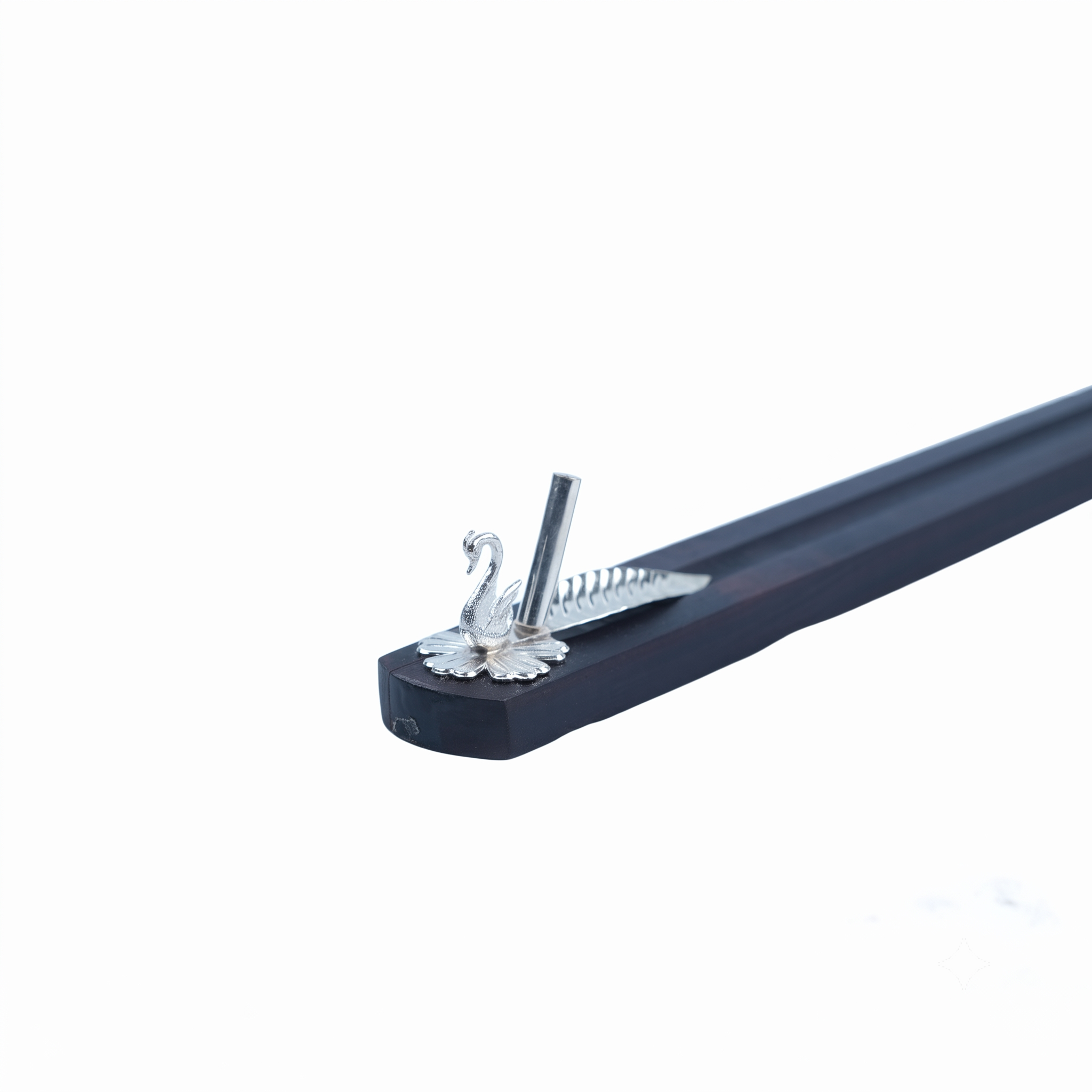 Silver Swan Incense Stick Stand