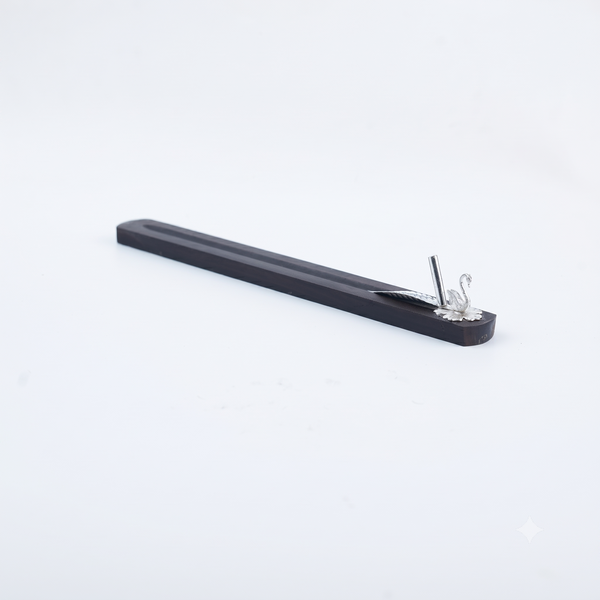 Silver Swan Incense Stick Stand