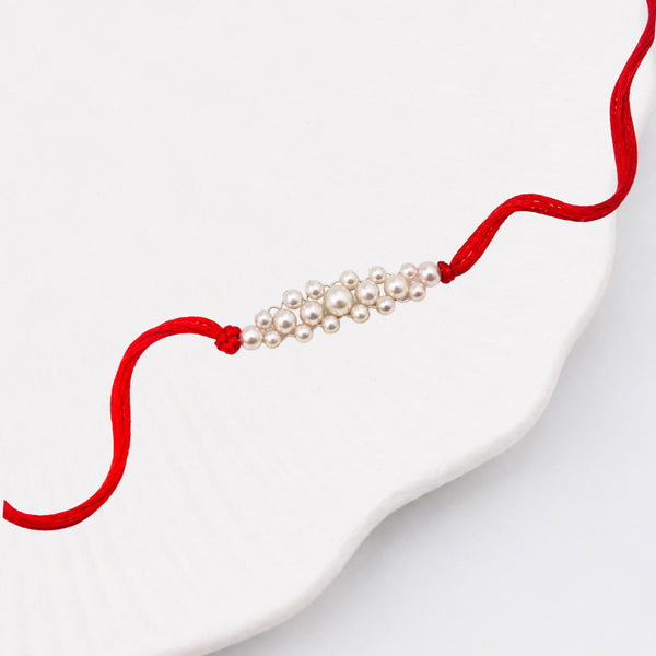 Handmade Pearl Rakhi