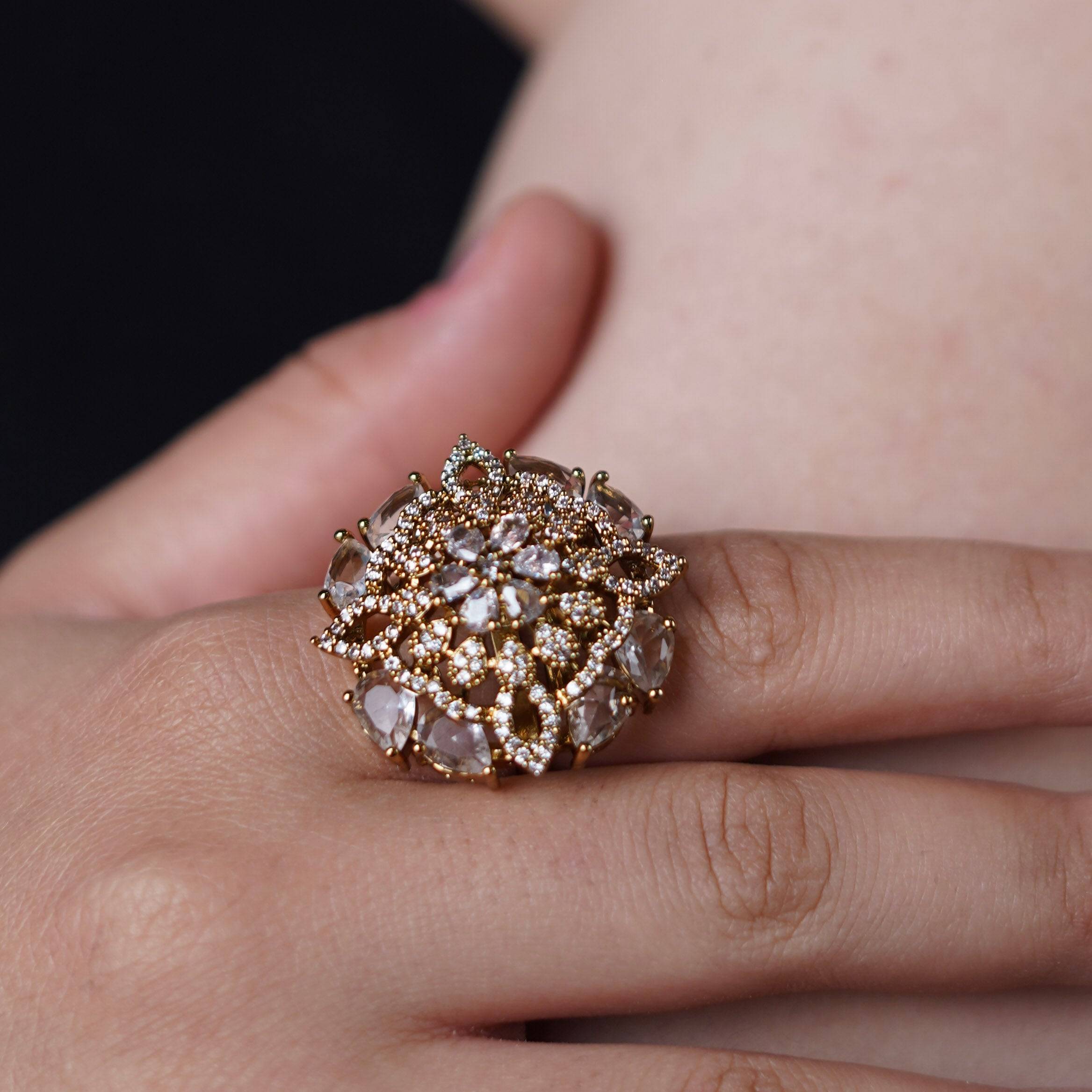 22K Gold Plated Fashion Ring