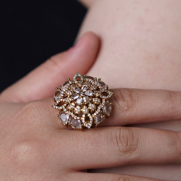 22K Gold Plated Fashion Ring