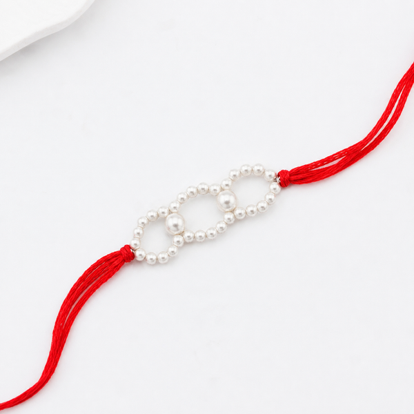 Handmade Pearl Rakhi