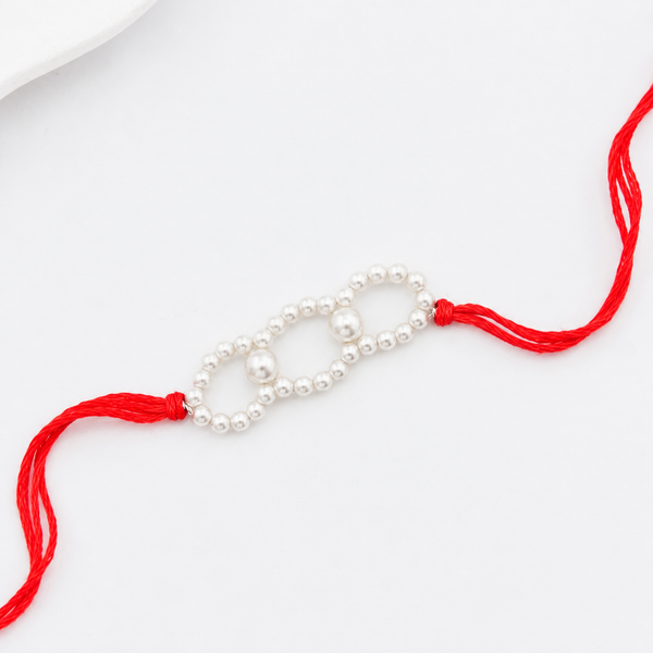 Handmade Pearl Rakhi