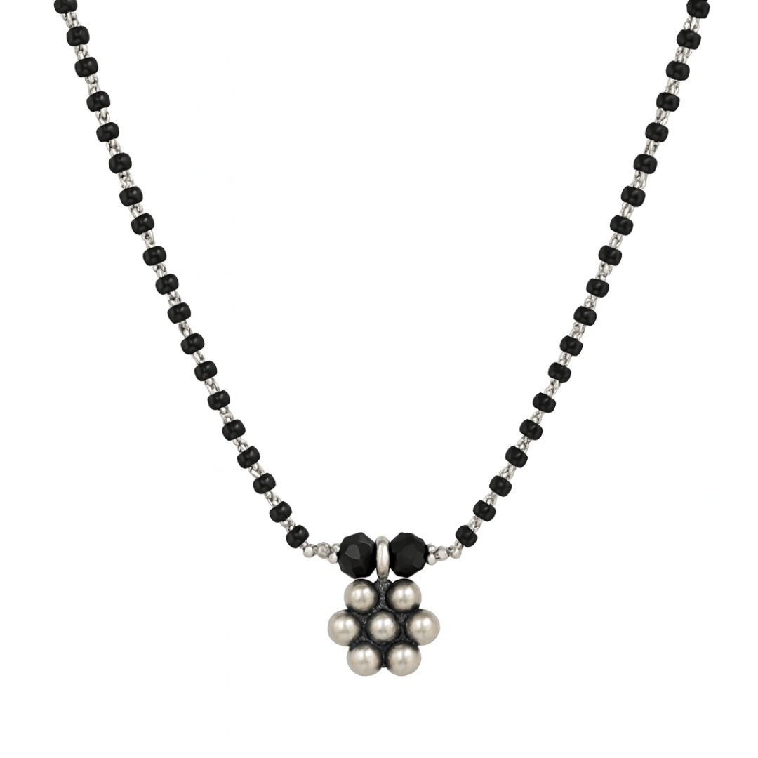 Silver Charm Mangalsutra : Kudi