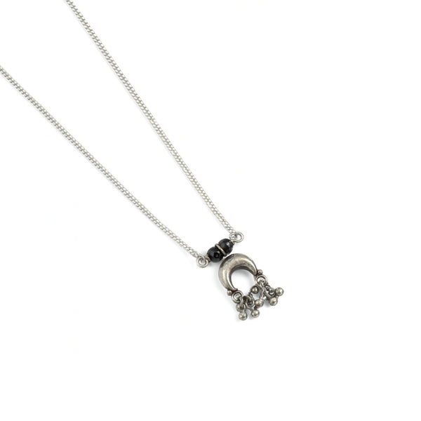 Silver Charm Mangalsutra : Chandrakor with Ghungroo
