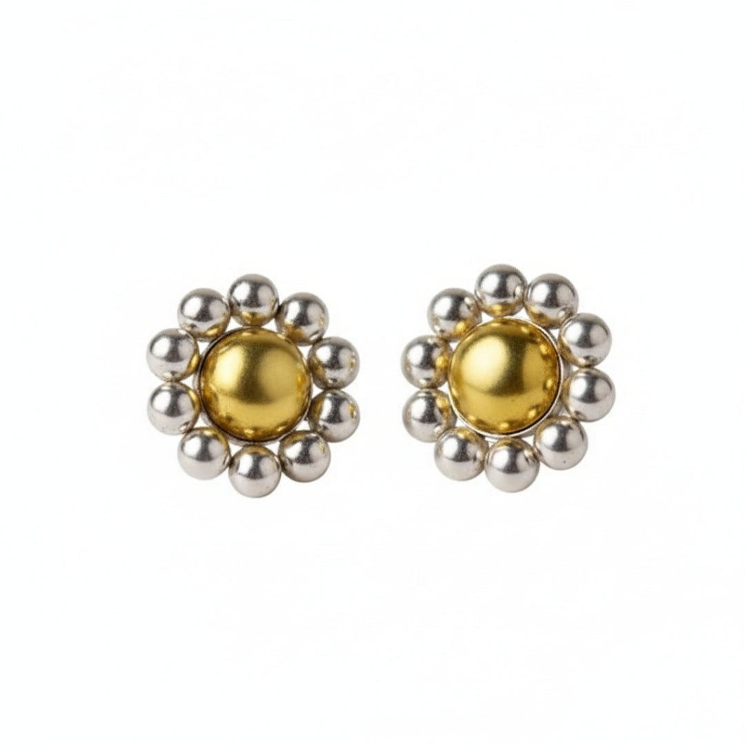 Swarna Rajat , Saaj Gath Earrings | 92.5 silver