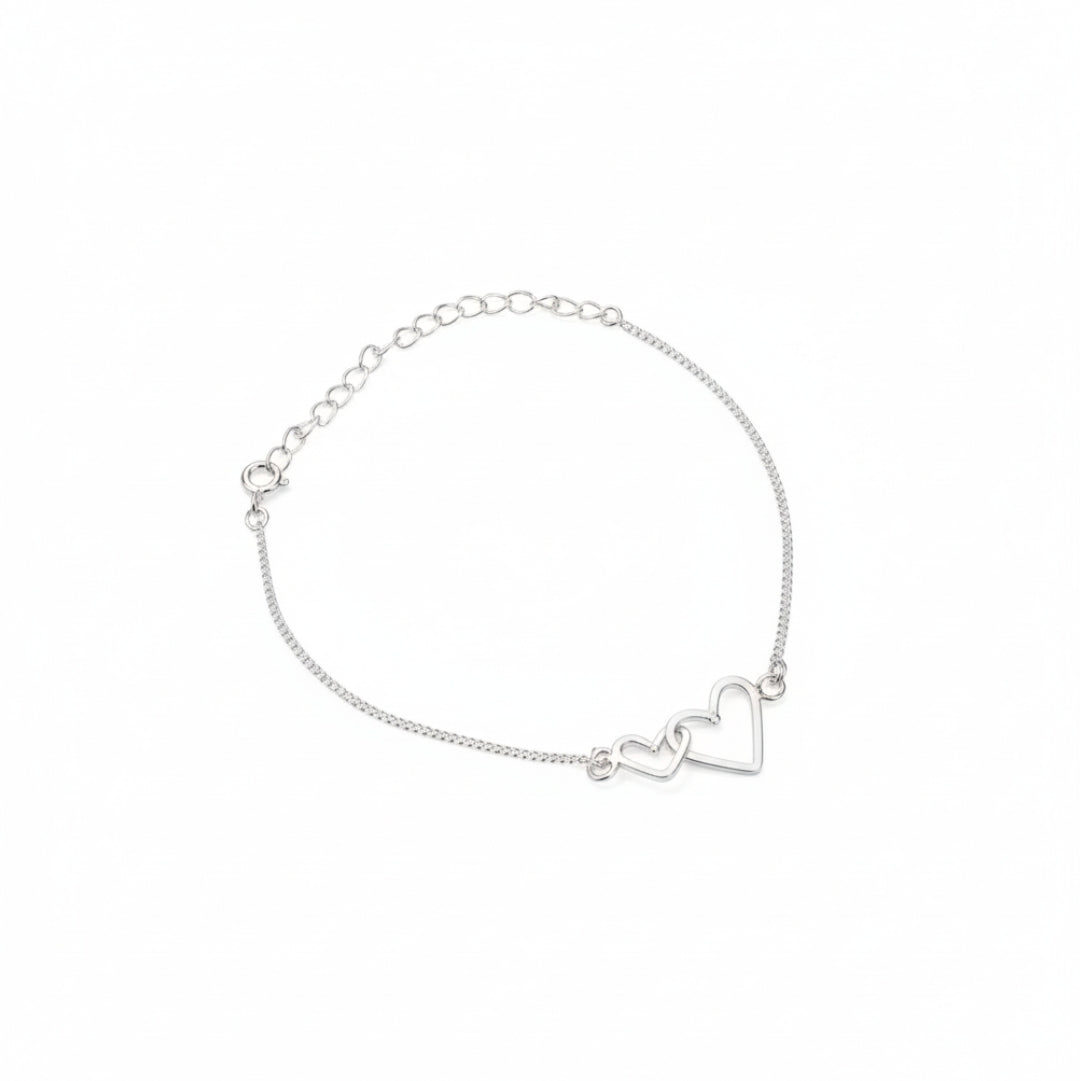 You & Me (Heart Flat) Bracelet