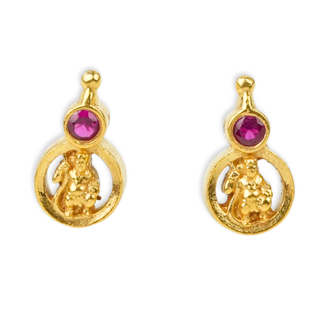 Taali Mangalsutra Earrings | 22K Gold-Plated