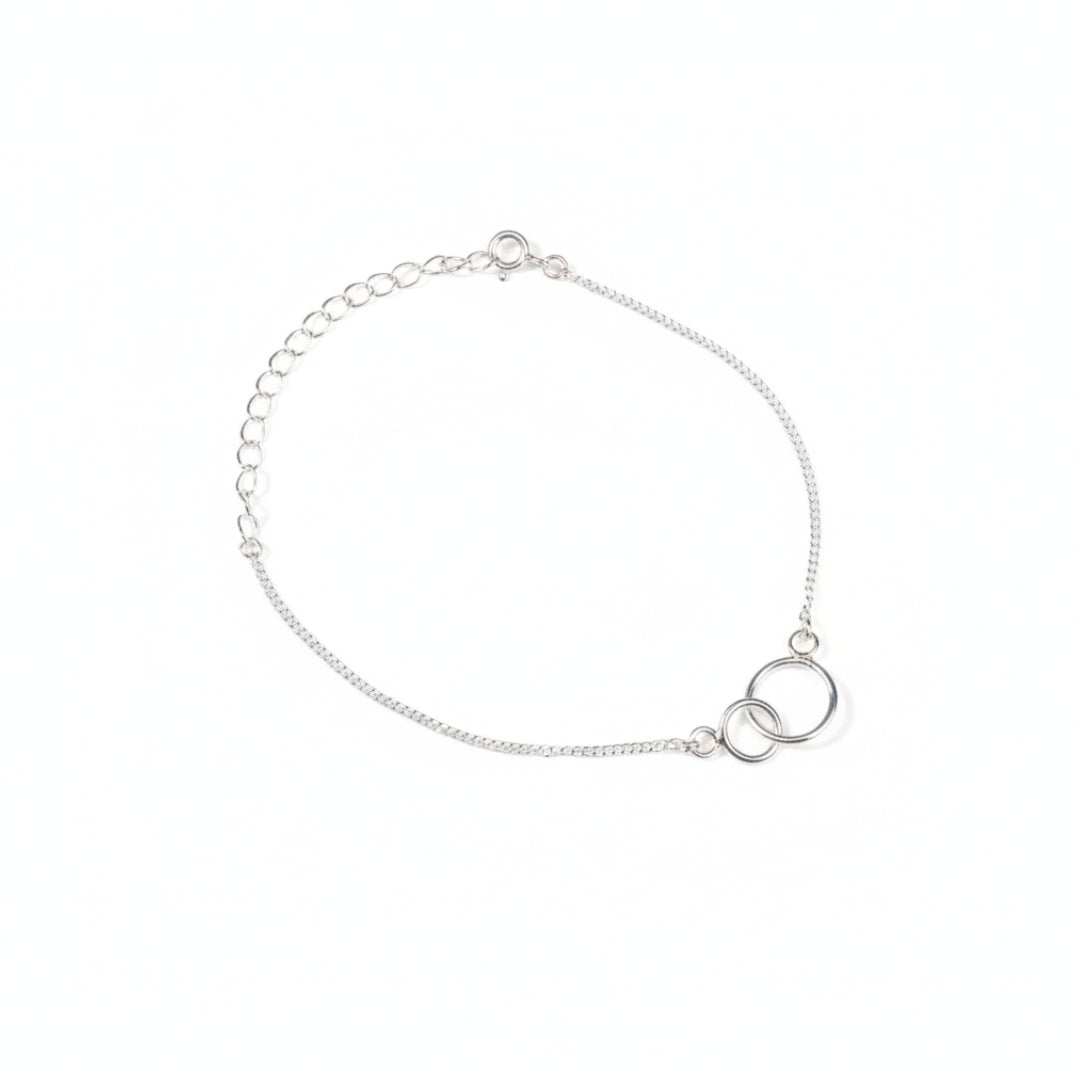 You & Me (Circle Flat) Bracelet