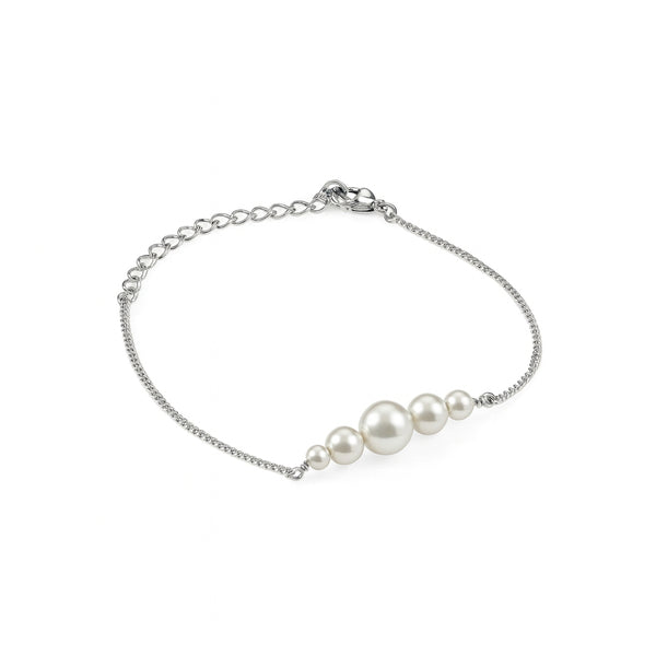 Classic Silver Pearl Bracelet