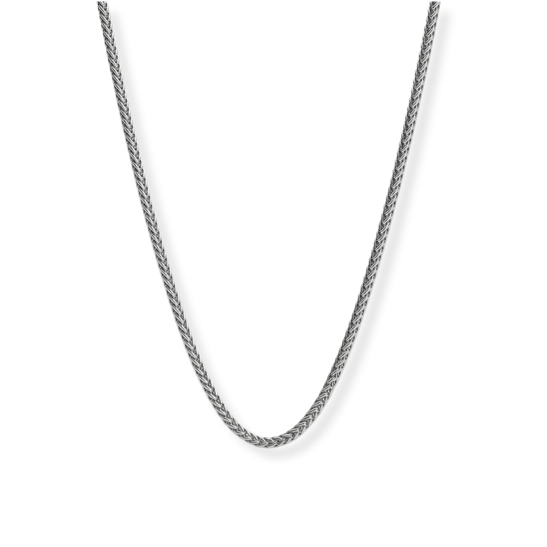Silver Unisex Snake Chain – 20 Inch