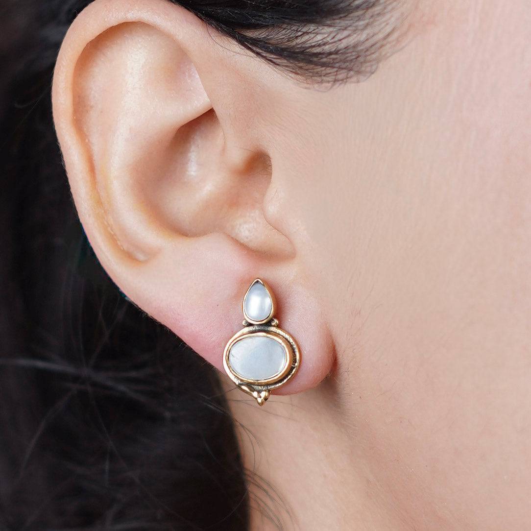 Brass Fashion Earrings