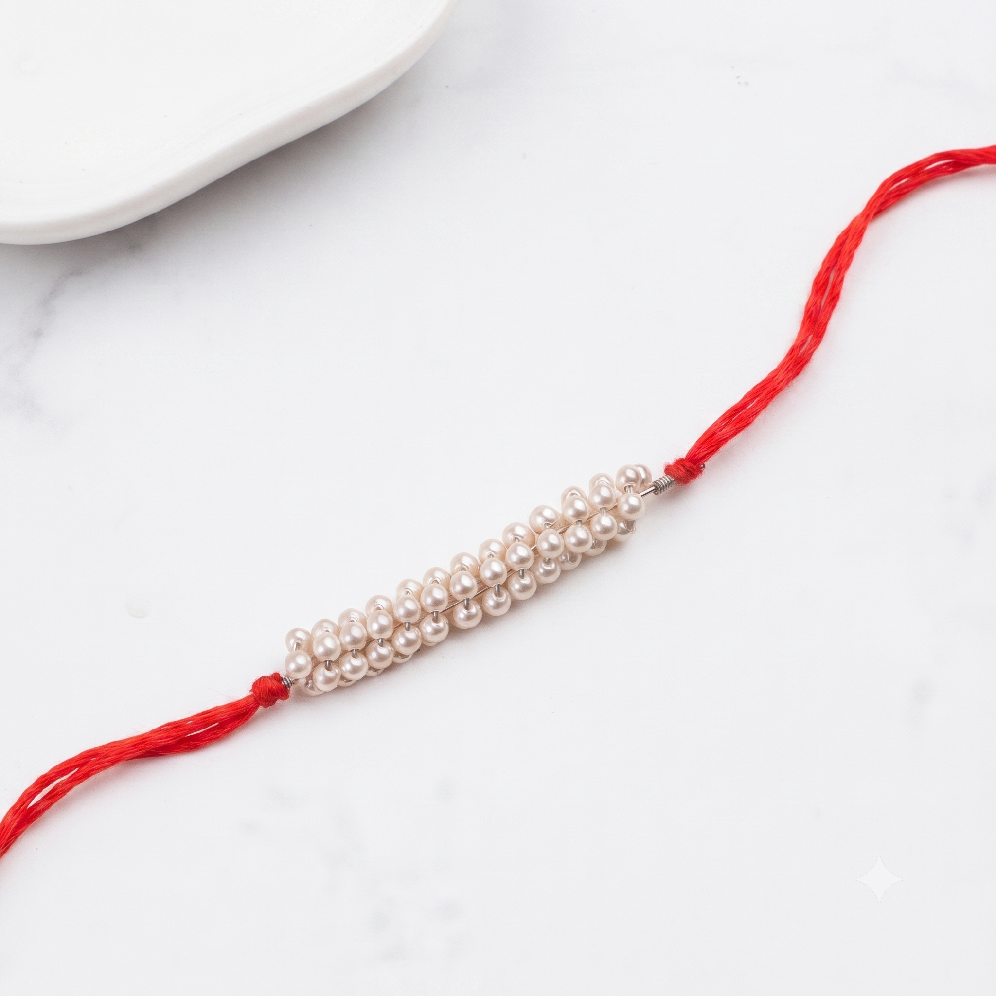 Handmade Pearl Rakhi