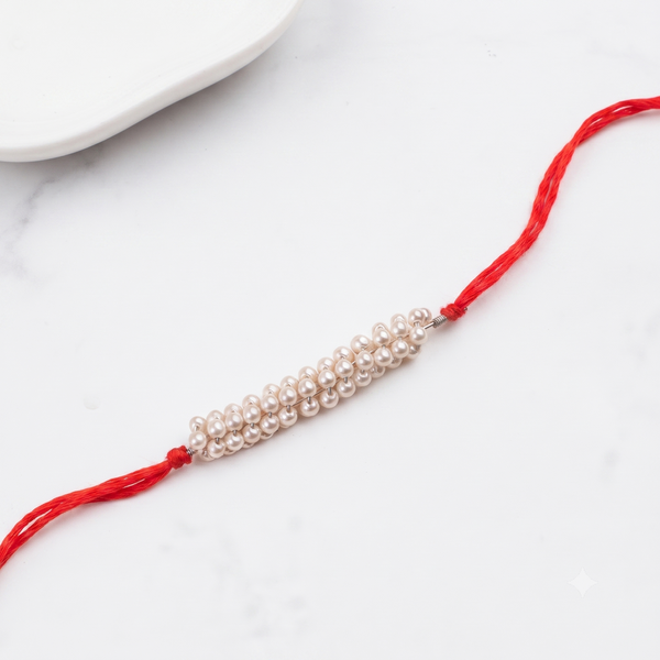 Handmade Pearl Rakhi