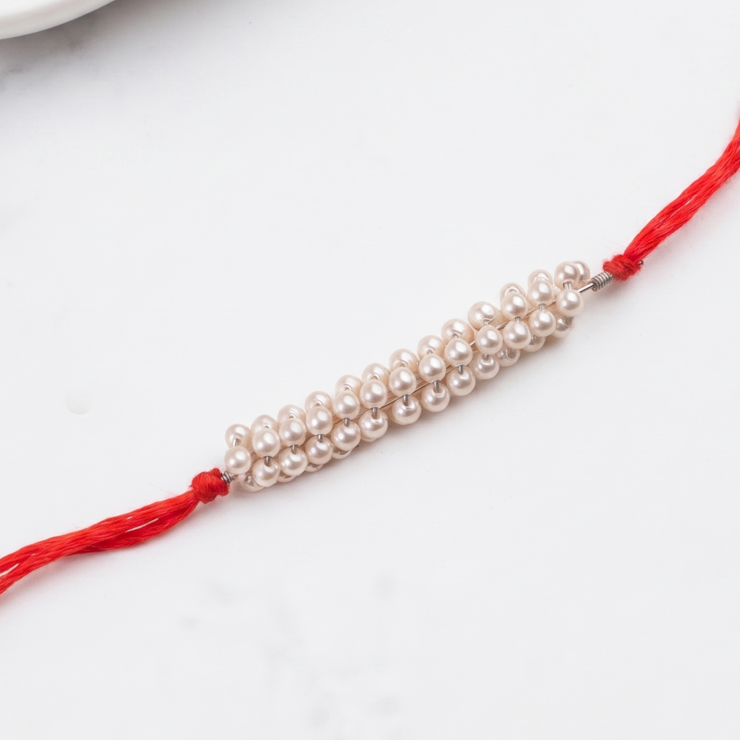 Handmade Pearl Rakhi