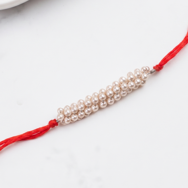 Handmade Pearl Rakhi