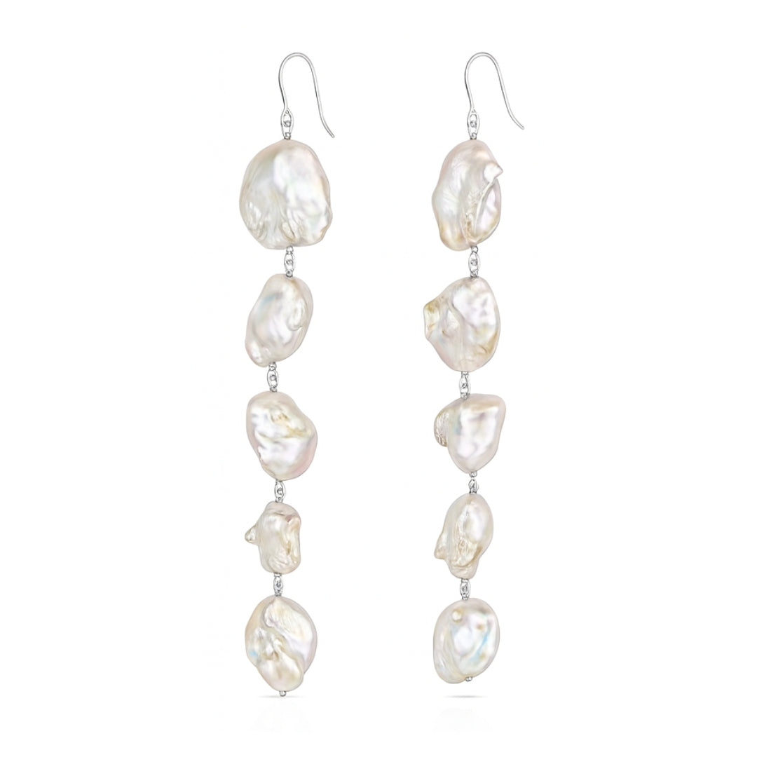 Luxe Earring - Baroque Pearls