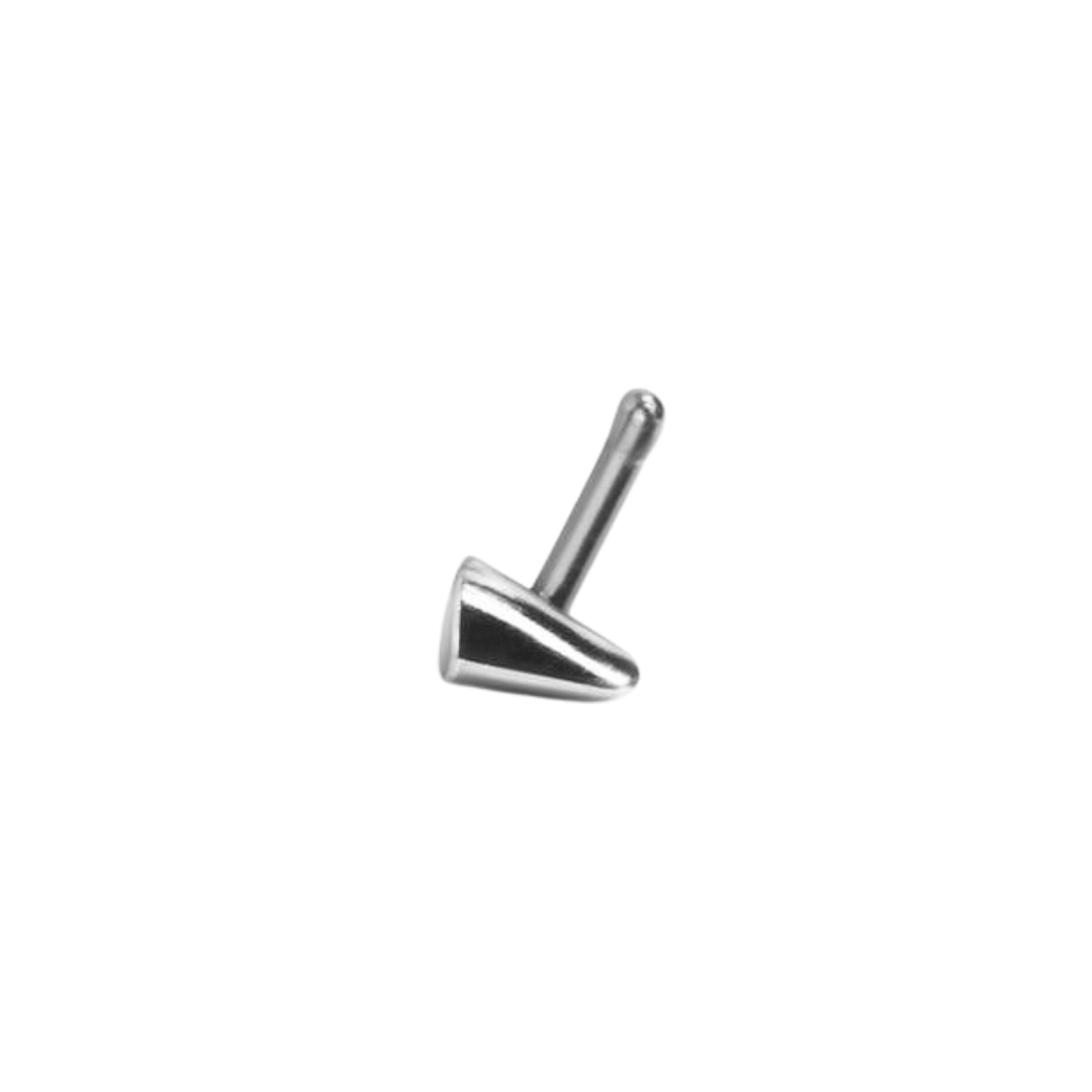 Silver Bud Nose Pin