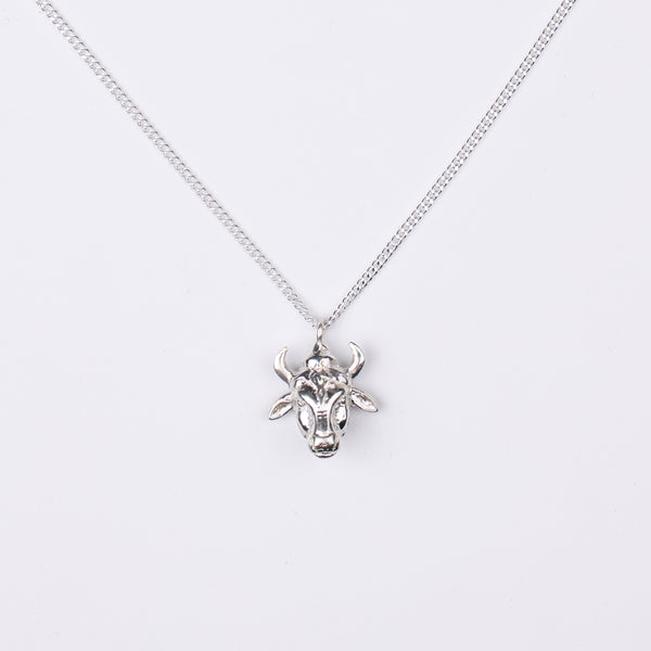 Silver Nandi Pendant Necklace