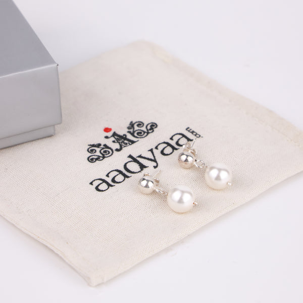 Baroque Pearl Earrings (Project Handmade)