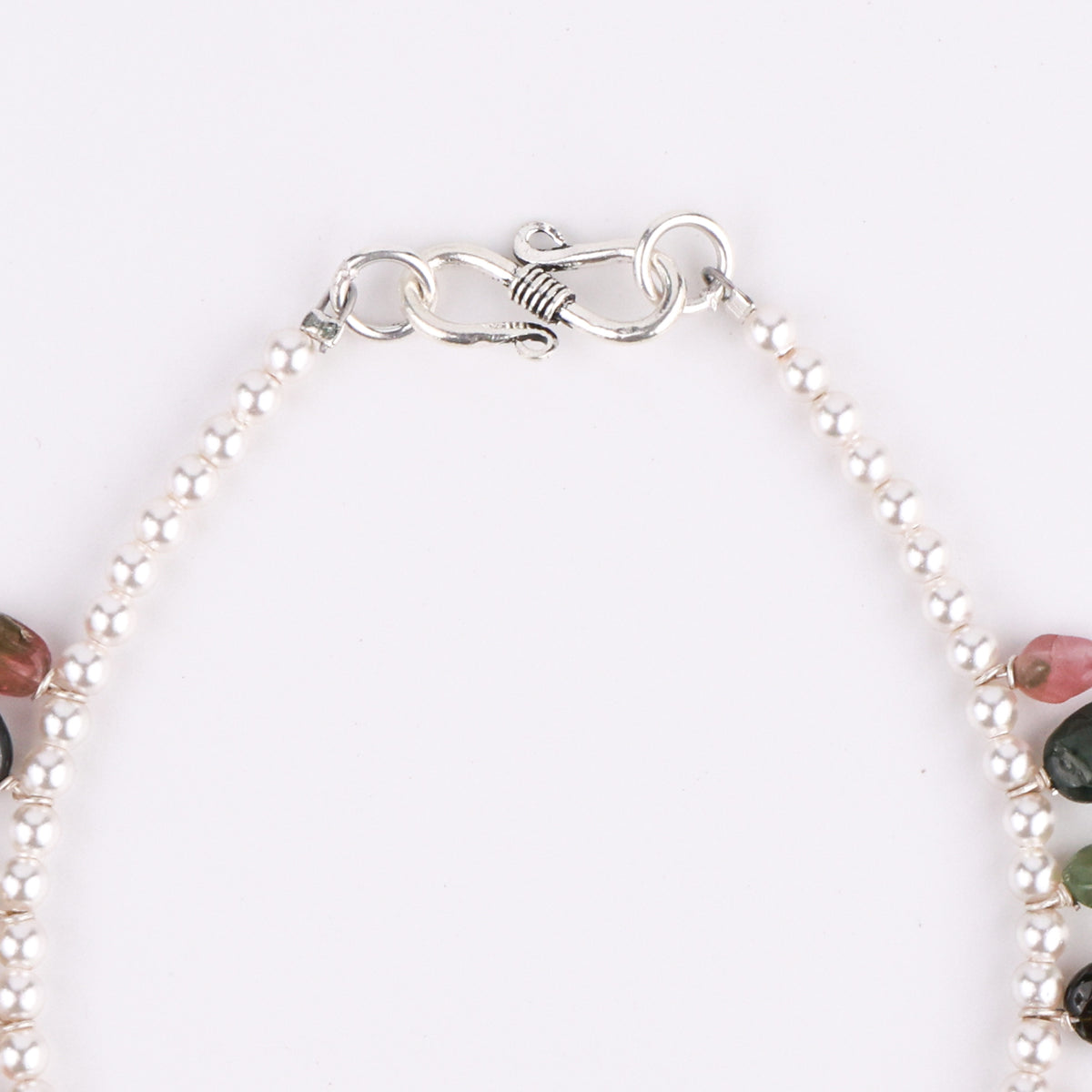 Pearls and Tourmaline Silver Vel (Project Handmade)