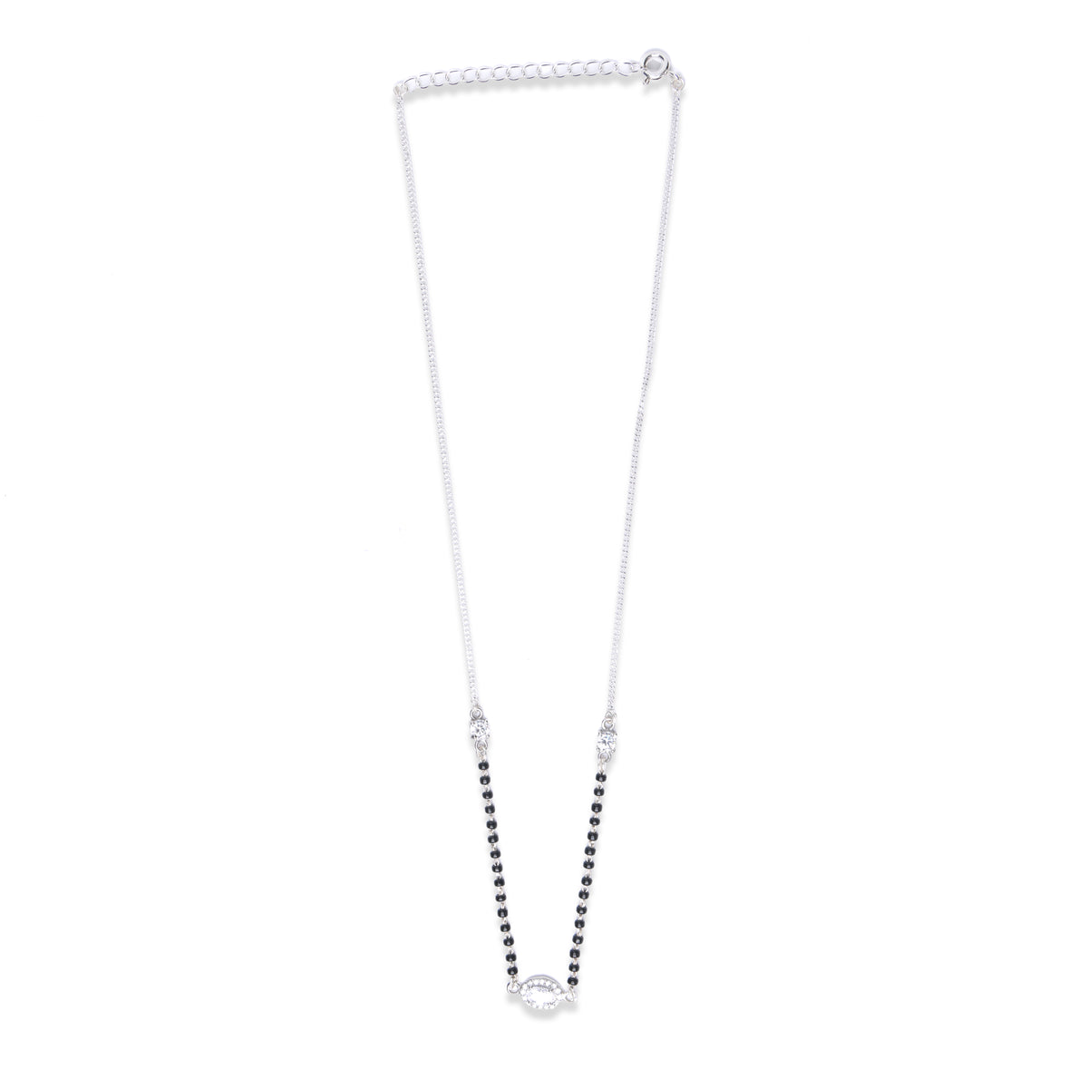 Oval Cluster CZ Mangalsutra