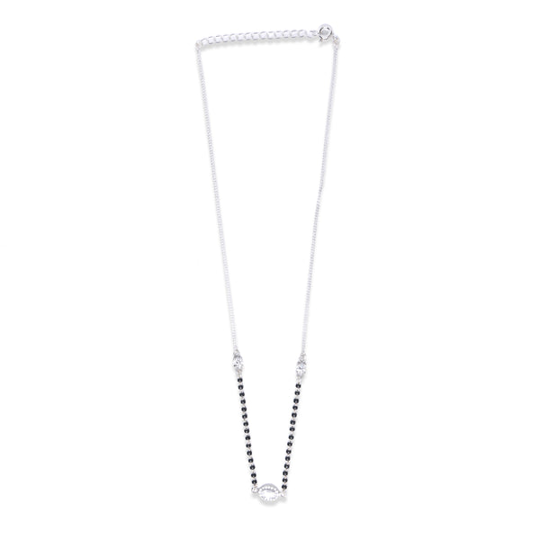 Oval Cluster CZ Mangalsutra