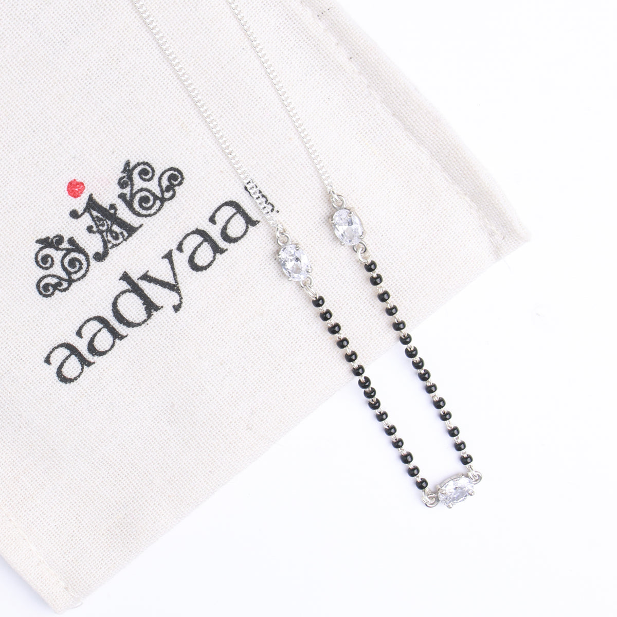 Oval CZ Mangalsutra