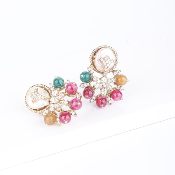 Brass Fashion Earrings