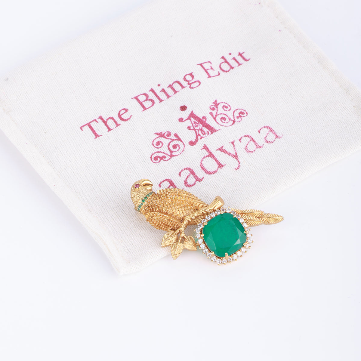 22K Gold Plated Fashion Unisex Brooch