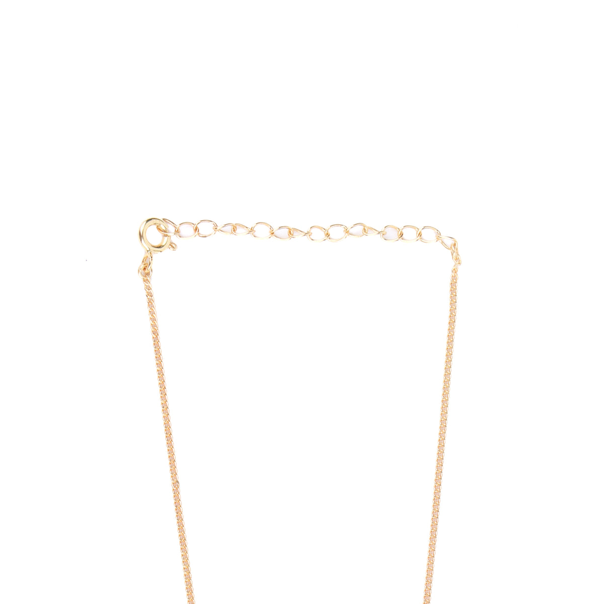 CZ Flower Necklace with Chain | 22K Gold-Plated