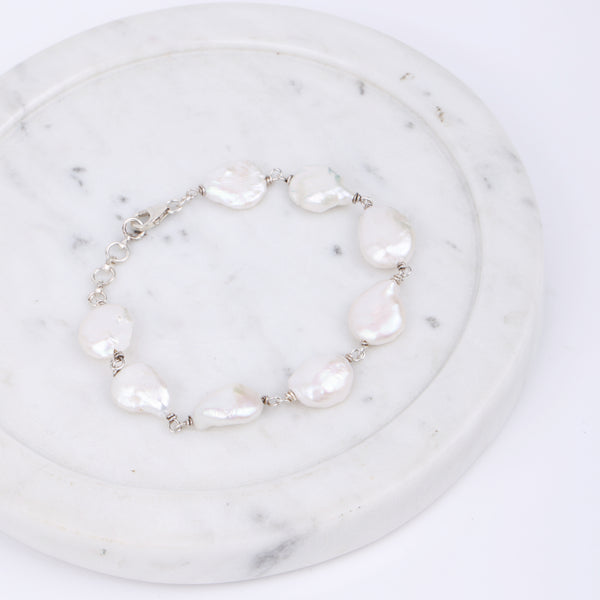 Freshwater Pearl Ganthan Bracelet