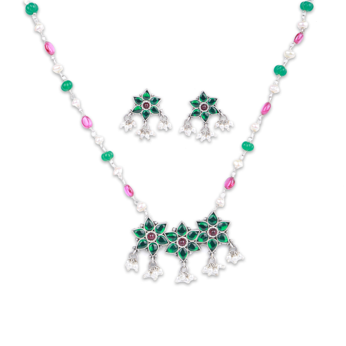 Bageecha Ganthan Set | 92.5 Silver