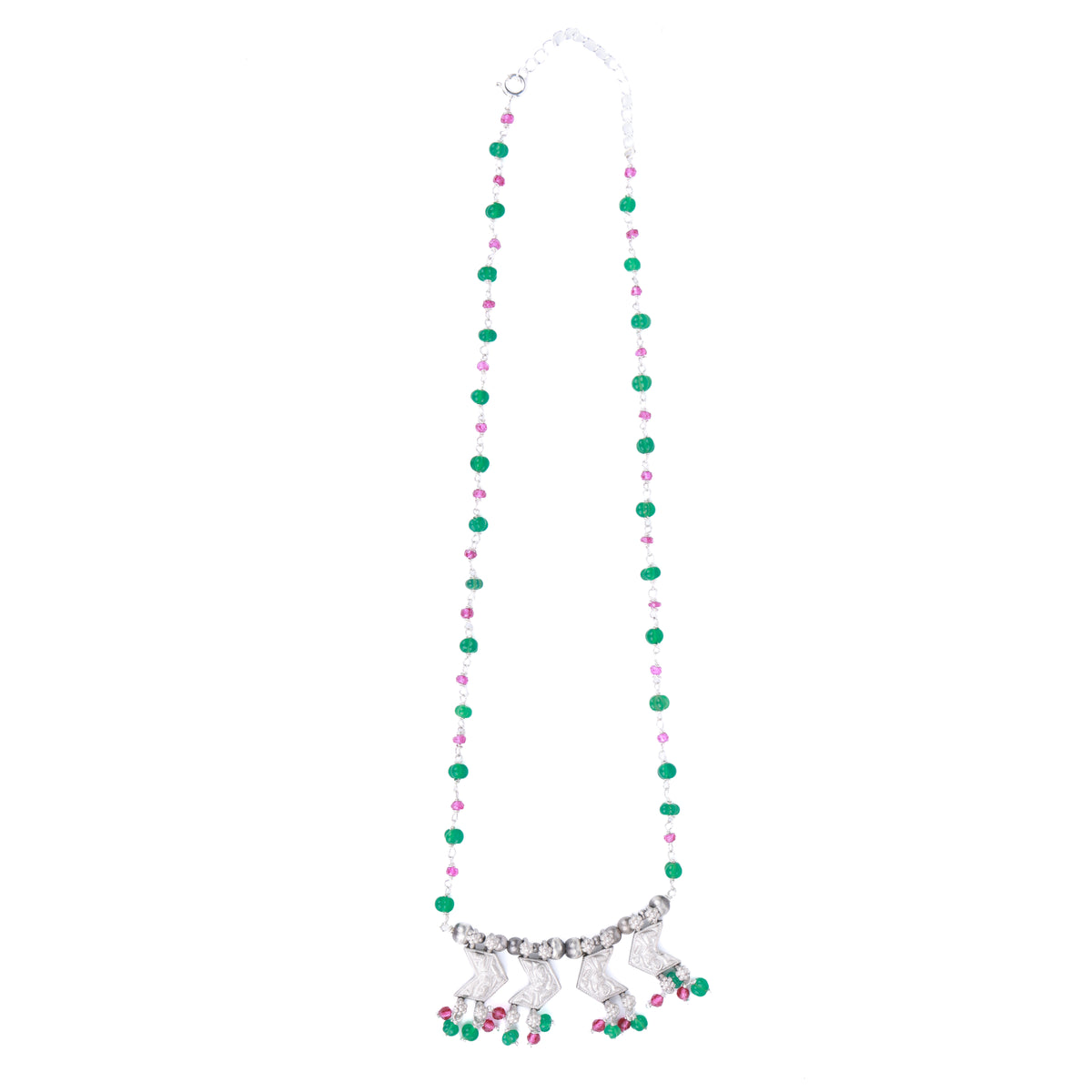 Vajrateek Motif Necklace | 92.5 Silver