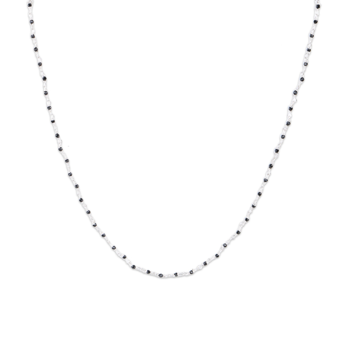 Tiny Black Spinel Ganthan | 92.5 Silver