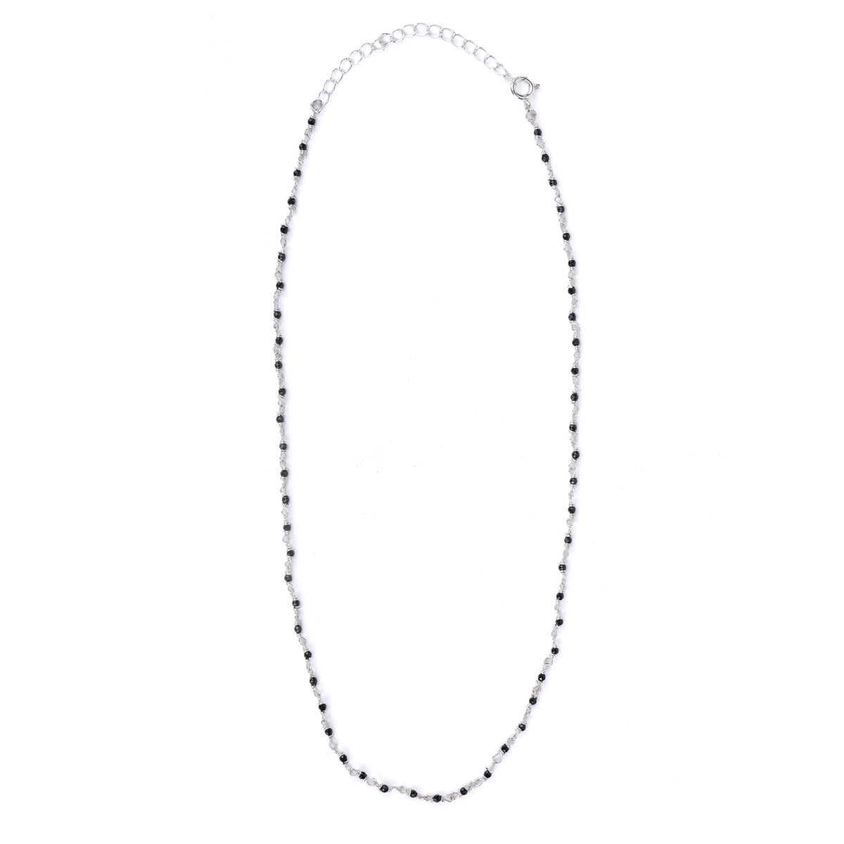 Tiny Black Spinel Ganthan | 92.5 Silver