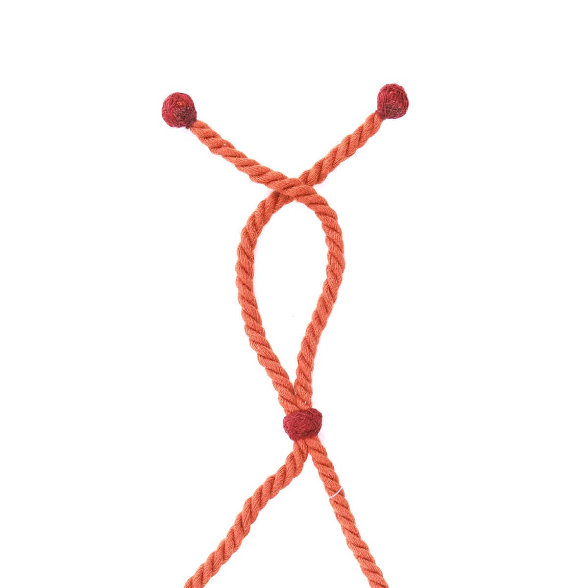 German Silver Choker Necklace with Coral & Orange Beads