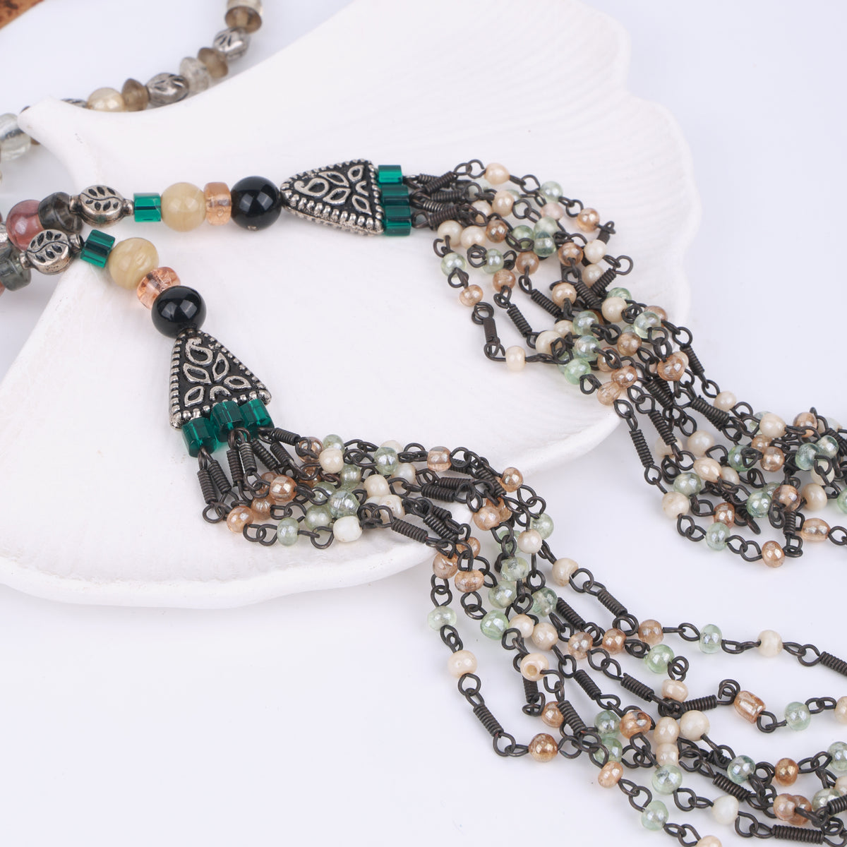 Antique Multilayer Ganthan Necklace