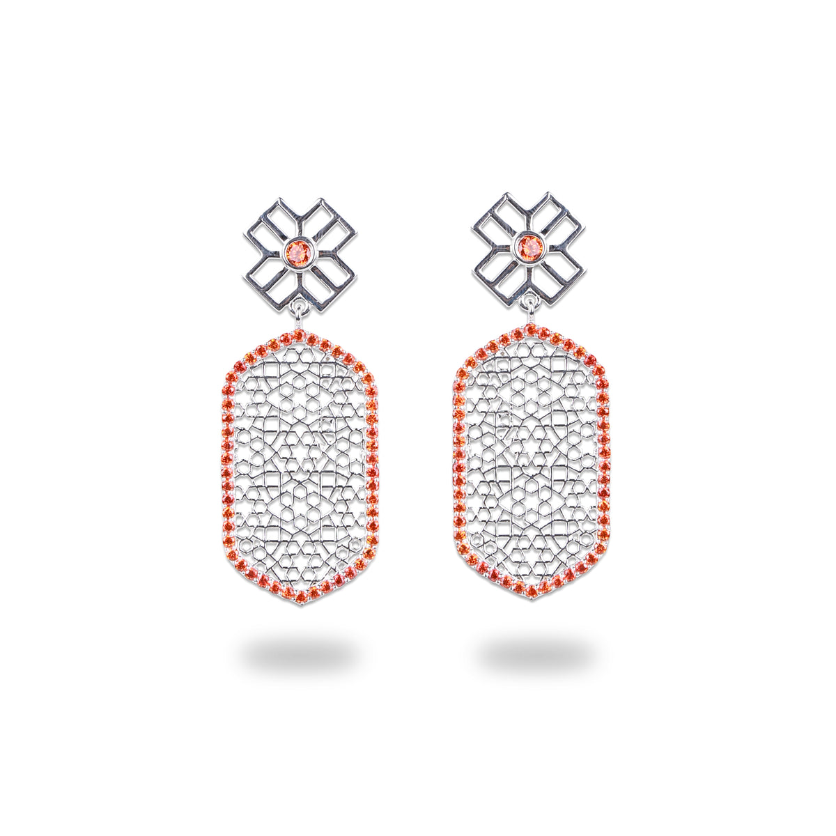 Jharoka / Jaali Inspired Earring | 92.5 Sterling Silver