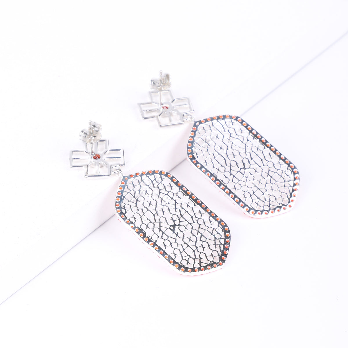Jharoka / Jaali Inspired Earring | 92.5 Sterling Silver