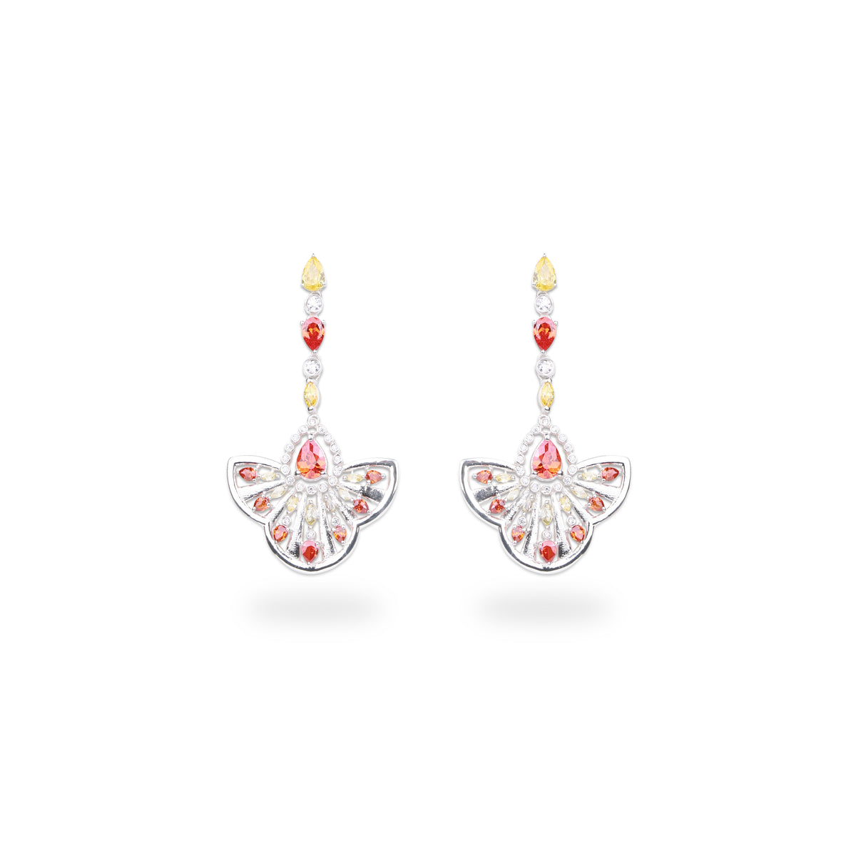Oyster Shell Portugese Window Inspired Earring | 92.5 Sterling Siilver