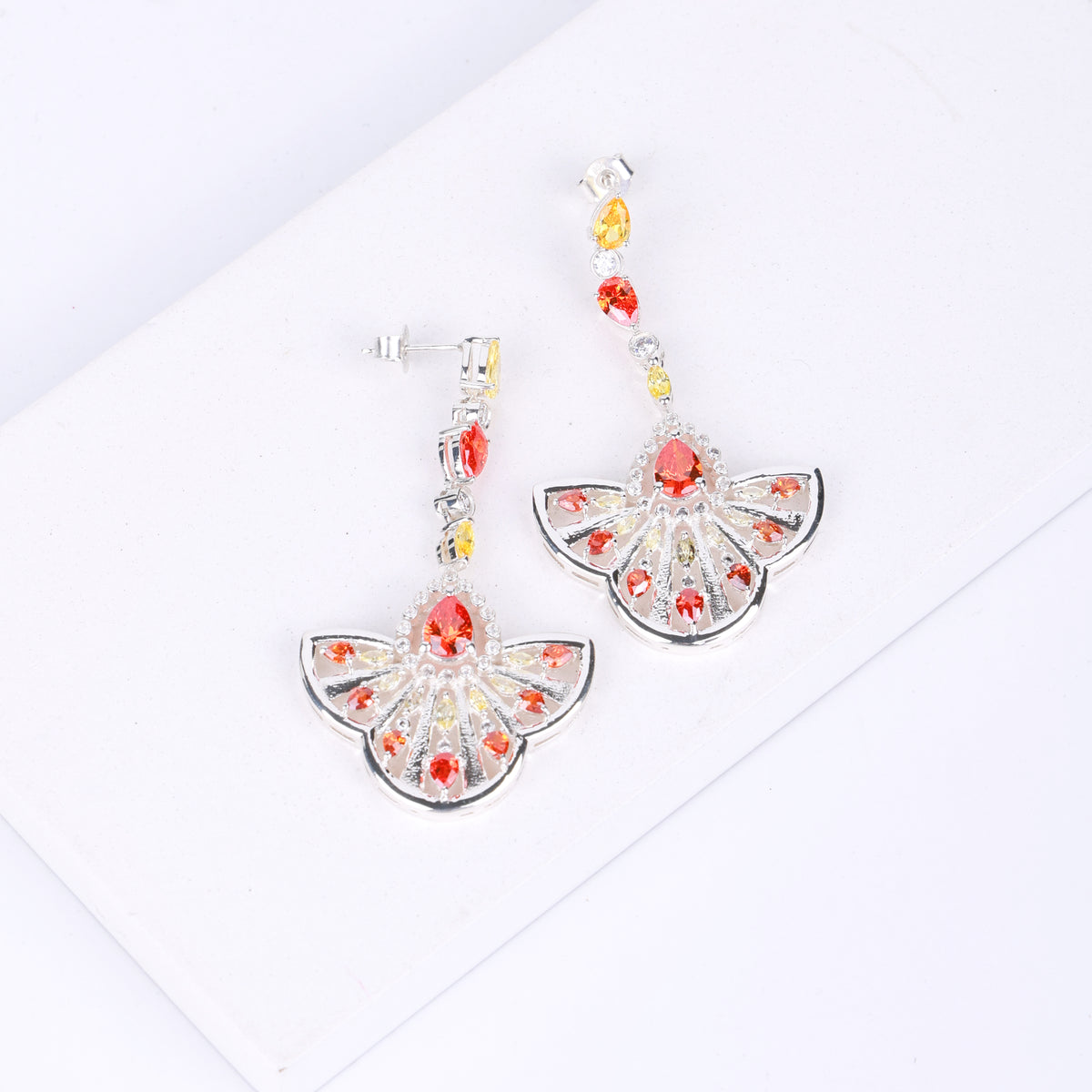 Oyster Shell Portugese Window Inspired Earring | 92.5 Sterling Siilver