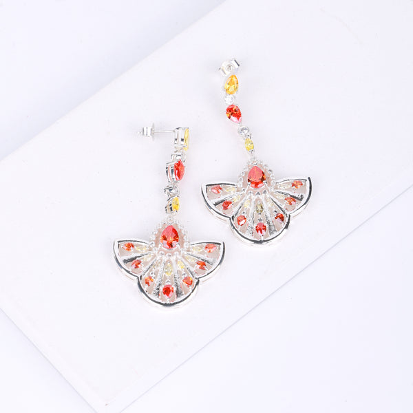 Oyster Shell Portugese Window Inspired Earring | 92.5 Sterling Siilver