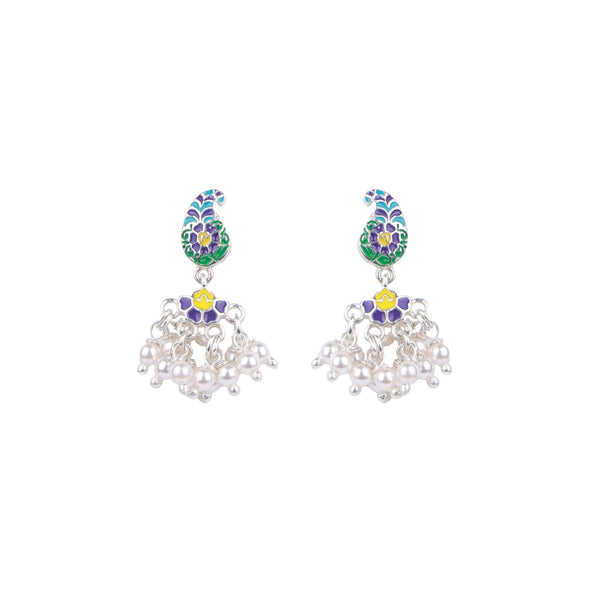 Indian Paisley Enamel Set