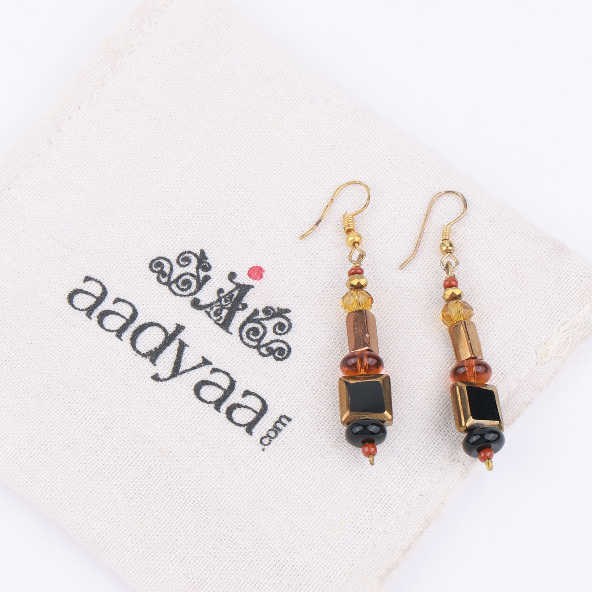 Multicolour Glass Bead Earrings