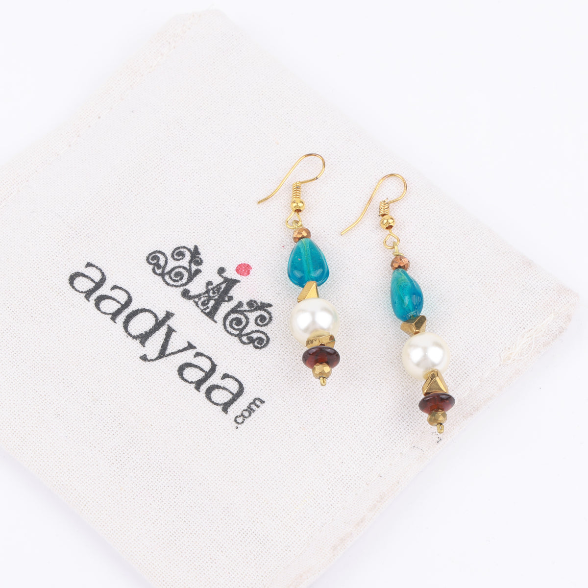 Multicolour Glass Bead Earrings