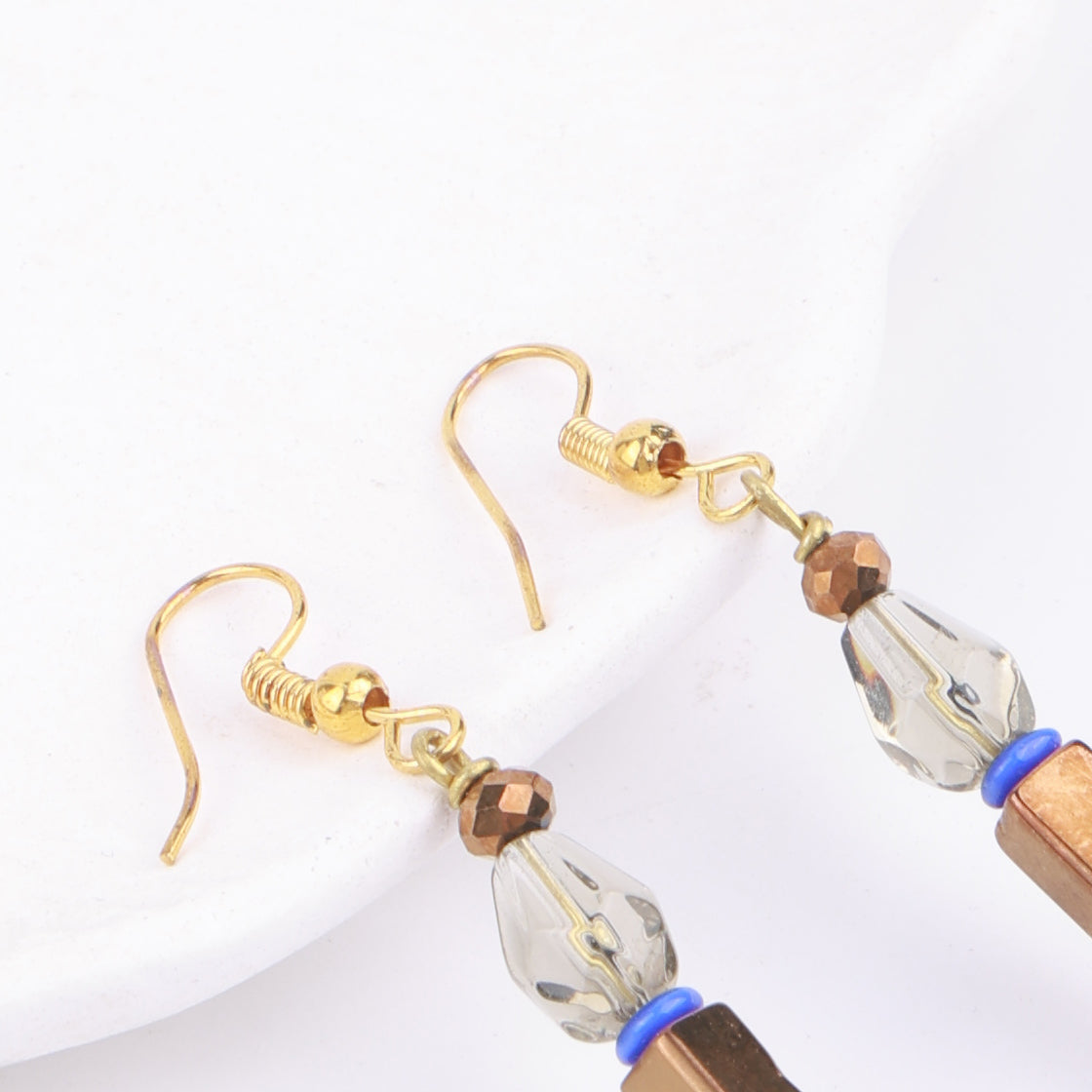 Multicolour Glass Bead Earrings