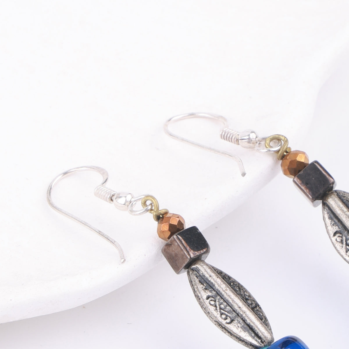 Multicolour Glass Bead Earrings