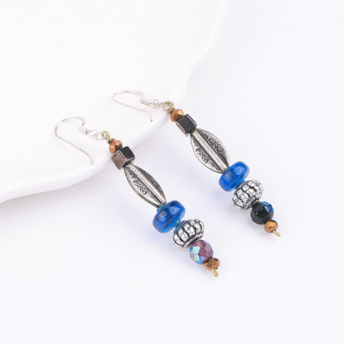 Multicolour Glass Bead Earrings