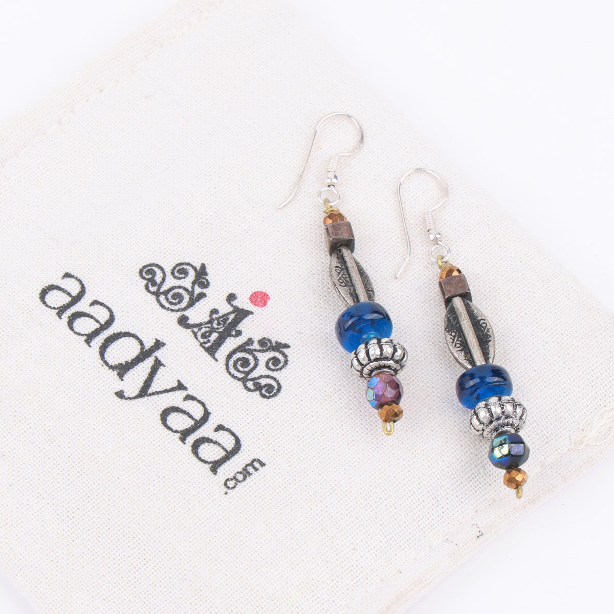 Multicolour Glass Bead Earrings
